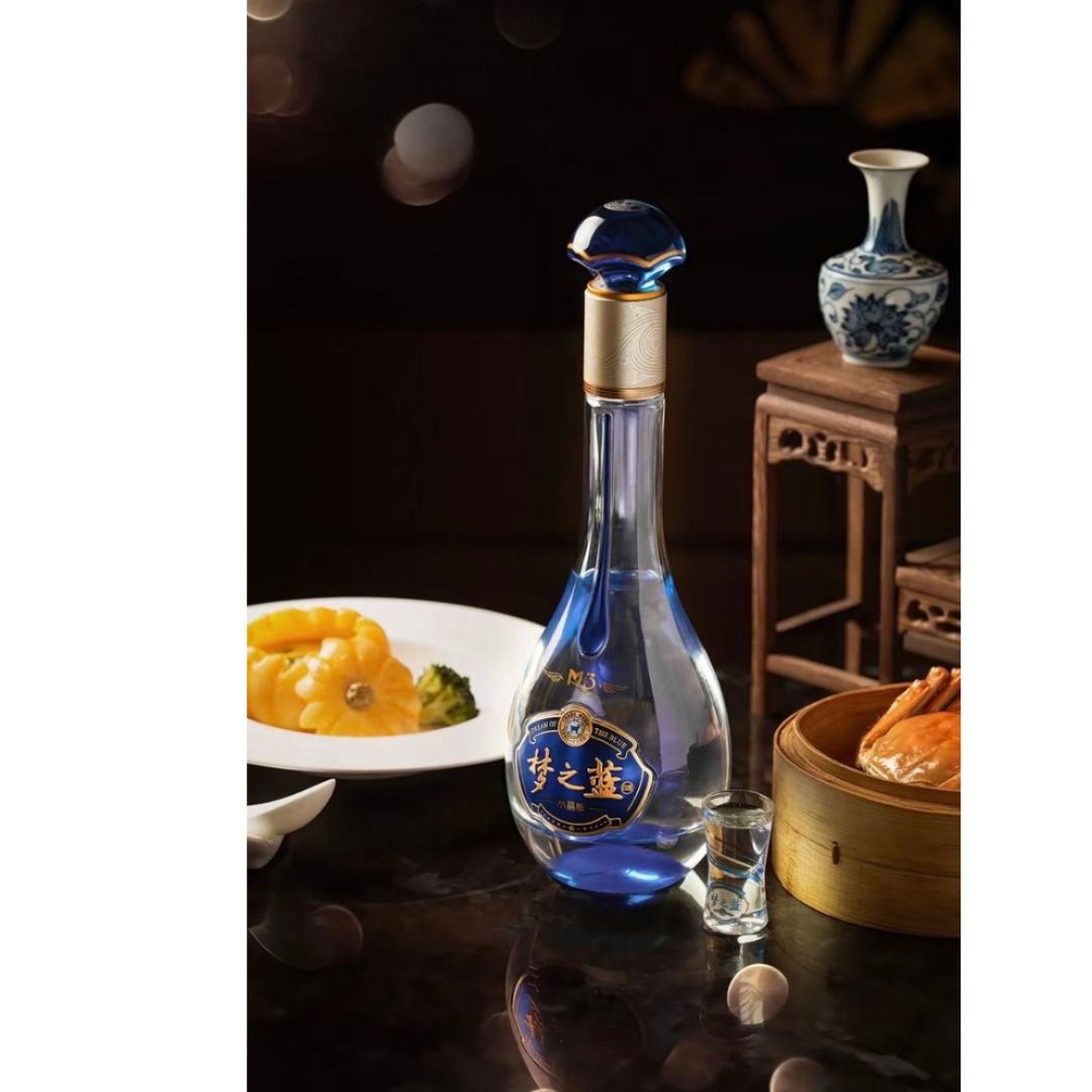 Yanghe Dream Blue M3 Baijiu 52% ABV - 550ml