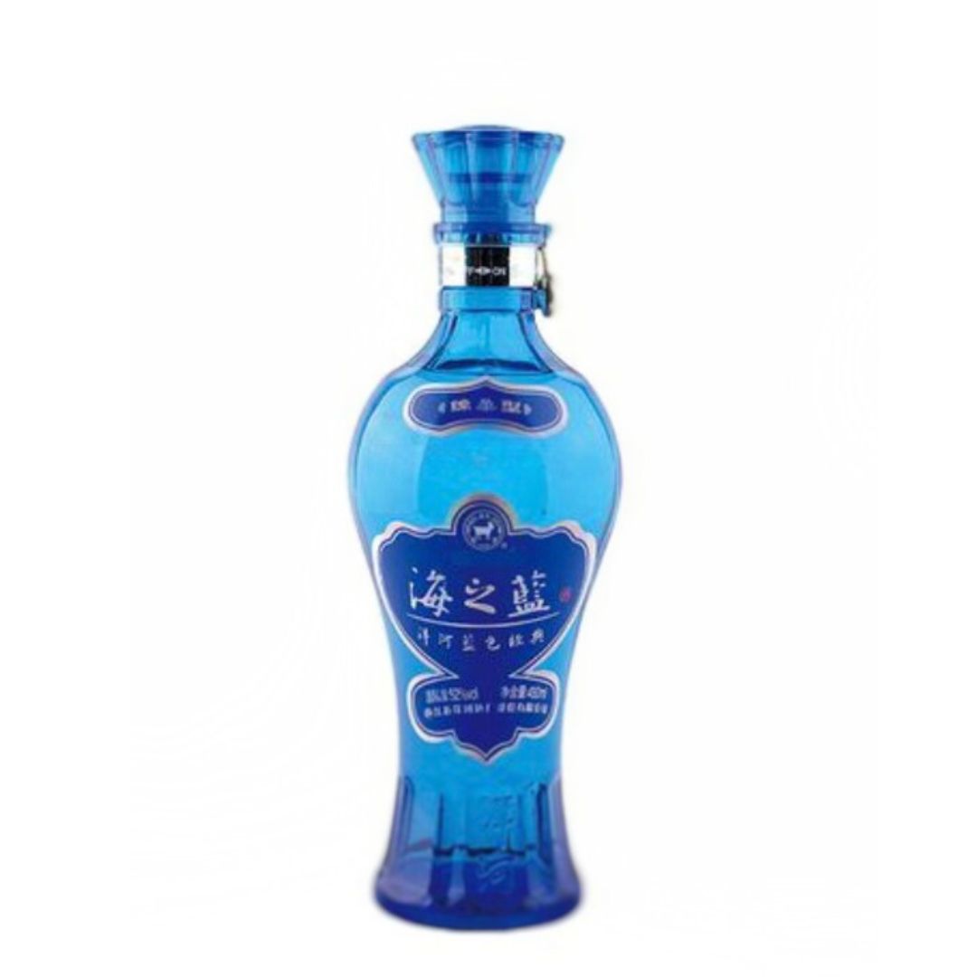 Yanghe Ocean Blue Baijiu 52% ABV Set of 4 - 480ml